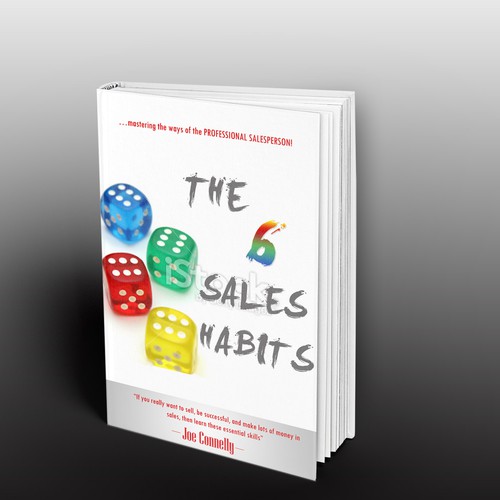 Create a modern, fresh and brilliant book cover for "The 6 Sales Habits"