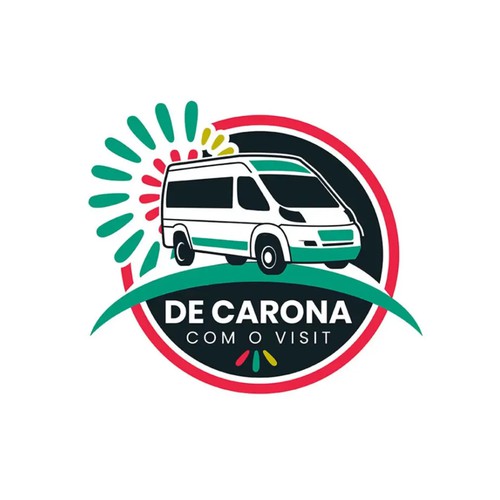 De Carona Com O Visit Logo