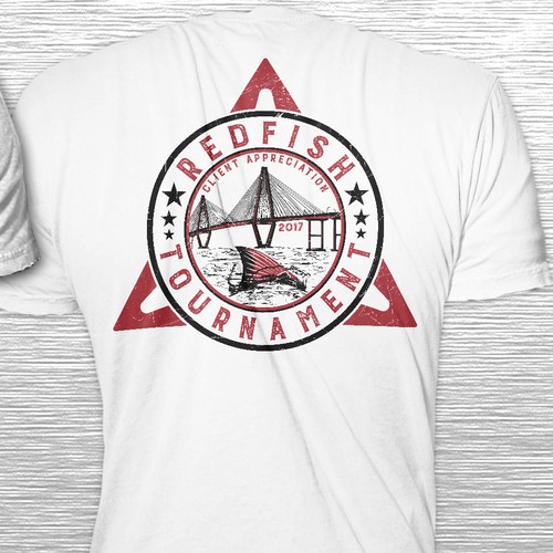T-shirt Design Concept for Fishing Event