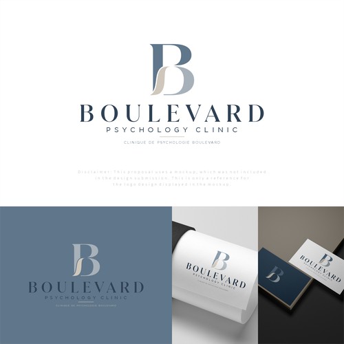 Boulevard Psychology Clinic – Bilingual Brand Identity Design