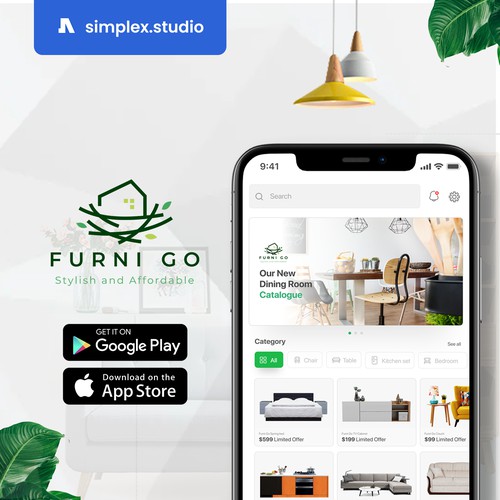 Furni Go - Furniture Mobile App E-Commerce