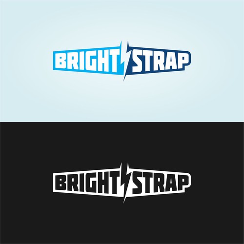 Design a sporty, snowboard style logo for Bright-Strap