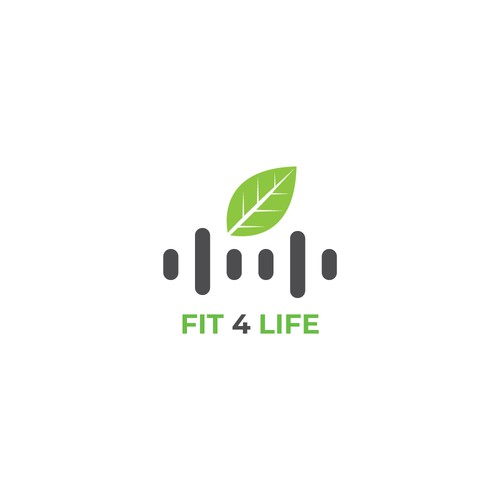 Full of life logo concept for Fit4Life.
