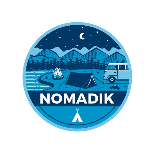 Camping Outdoor Sticker