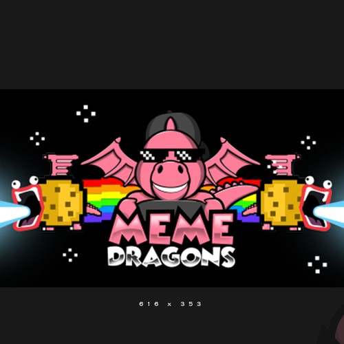 Graphic illustration design for MeMe Dragons VR game