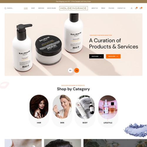 Shopify Store for Lifestyle Beauty Products