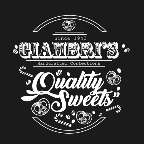 Giambri’s Quality Sweets Text Typography
