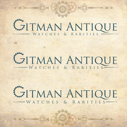 Gear logo for Antique Watch Website