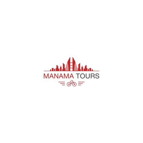 Manama tours logo design