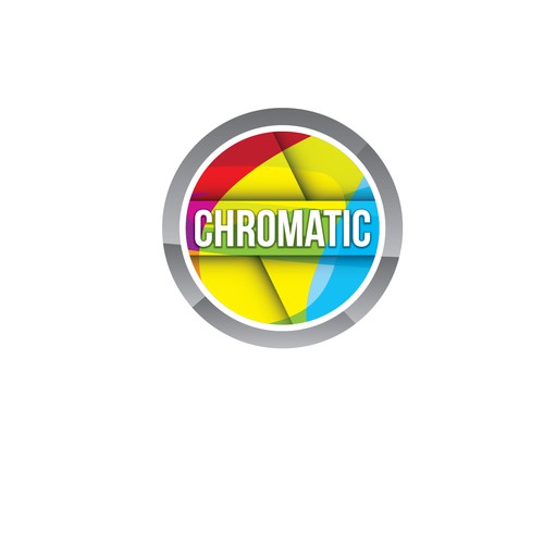 Produce an ultra modern logo that screams creativity and color for Chromatic.
