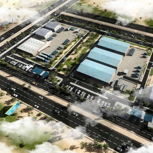 Industrial Zone Design & Visualization