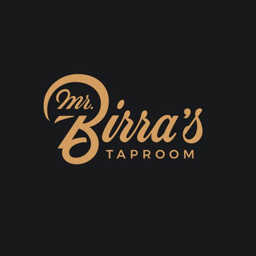 Strong logo concept for Mr. Birra's taproom