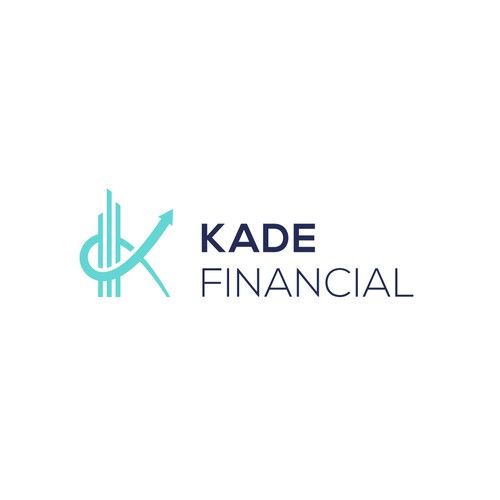 Letter 'K' logo concept combining a building icon