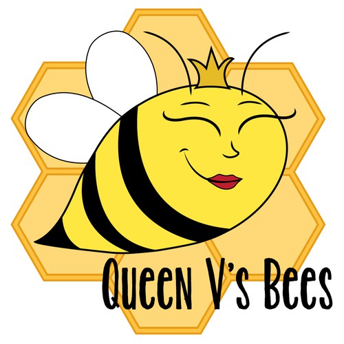 Queen V's Bees logo