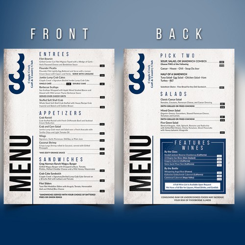 Menu Design