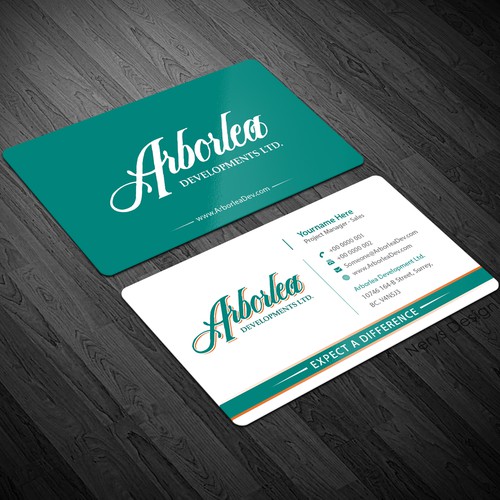 Business Card for Construction Company