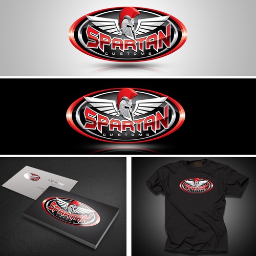 Create the next logo for Spartan Customs